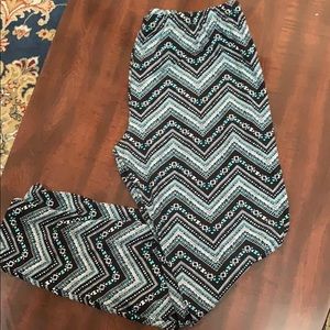 Aztec print leggings